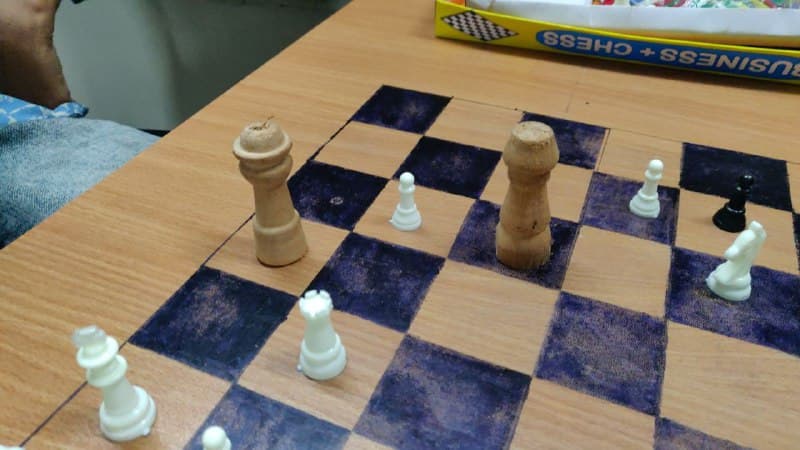 Made two chess coins using the new lathe.
