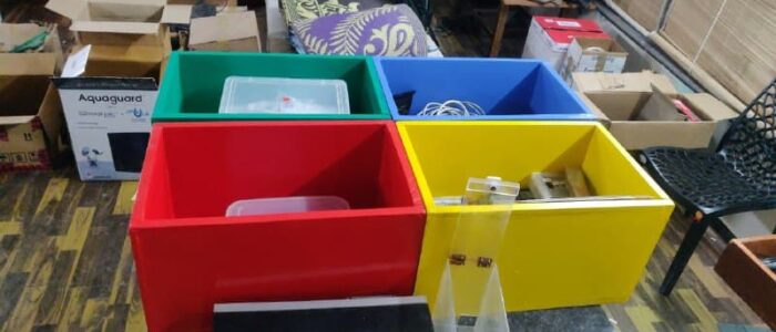 boxes at living academy